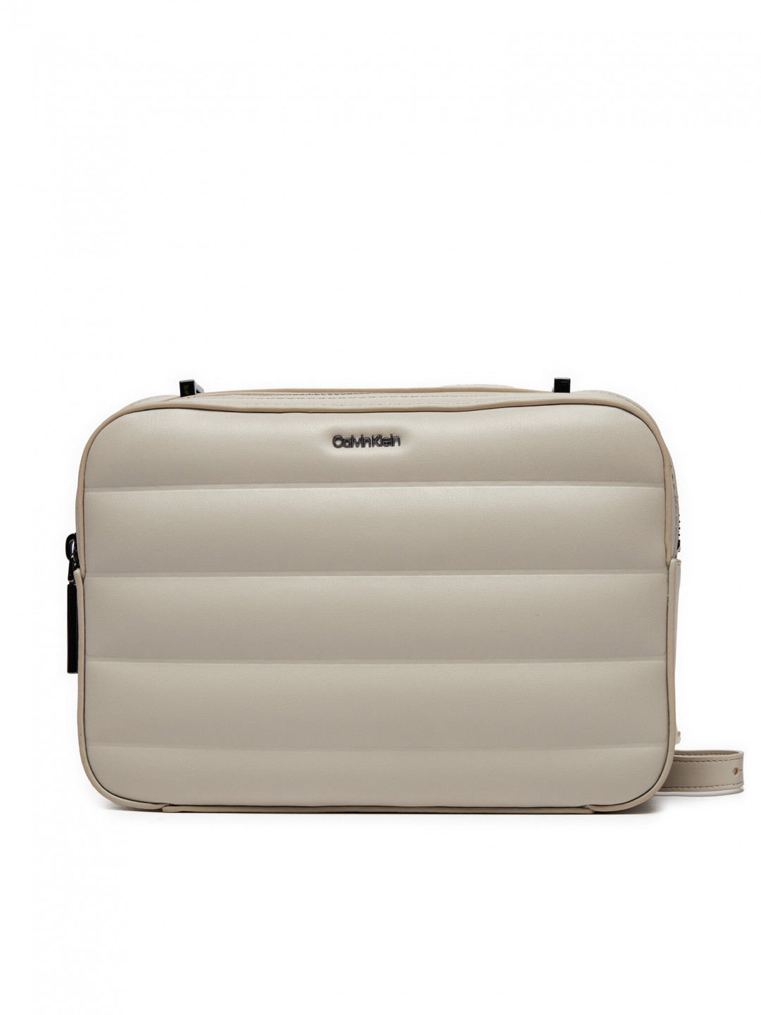 Calvin Klein Kabelka Line Quilt Camera Bag K60K612114 Šedá